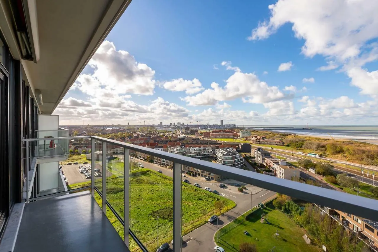 Panoramic & Modern Apartment With Sea View Bredene 0*,